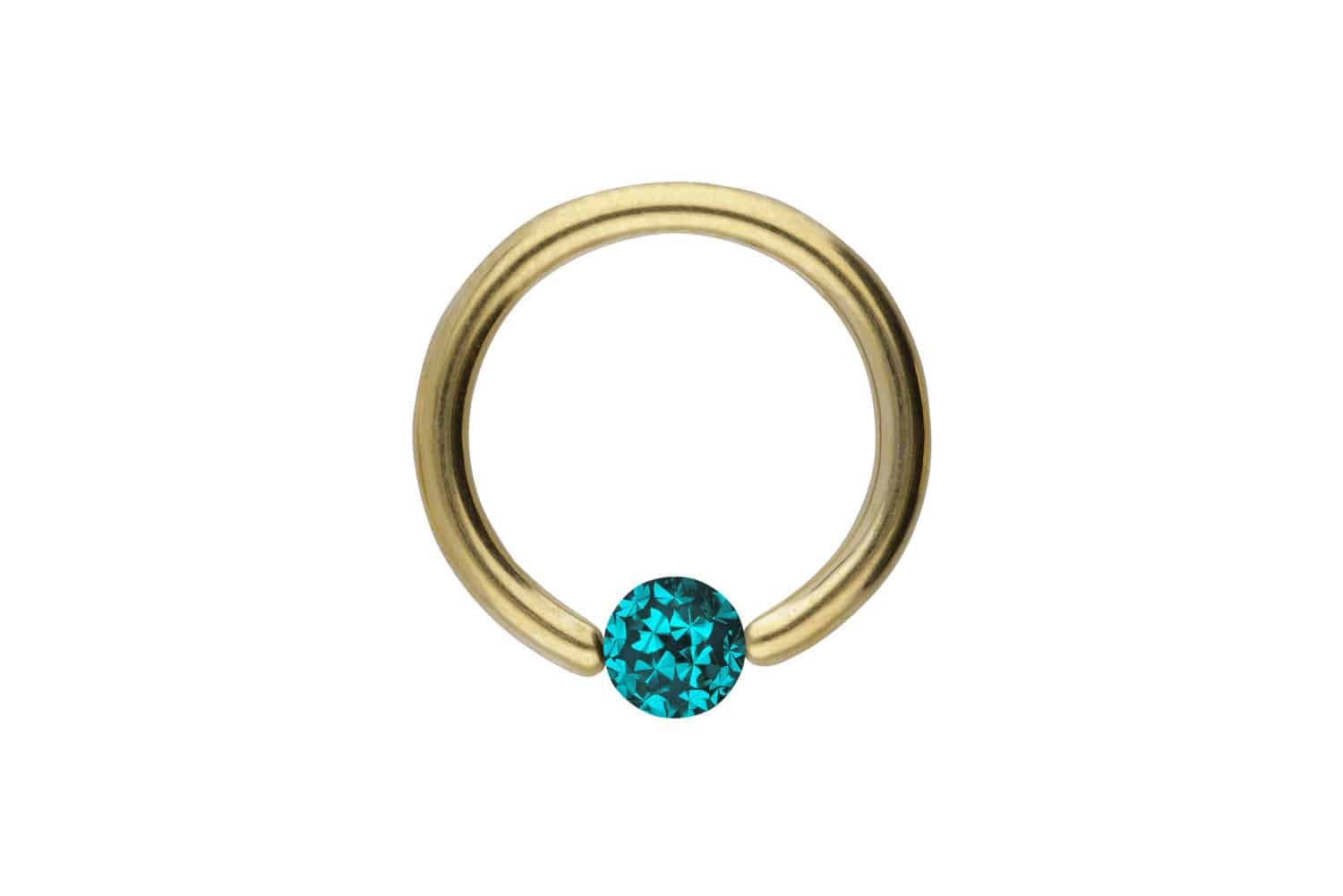 Chirurgenstahl Klemmkugelring Piercing EPOXY-KUGEL